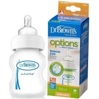 Dr Brown's Options Baby Bottle Wide-Neck 0m+ 150ml 