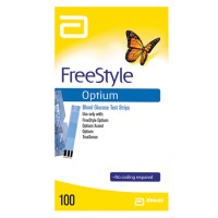 FreeStyle Optium Blood Glucose Test Strips 100 
