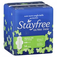 Stayfree Pads Regular with wings 14 