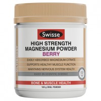 Swisse High Strength Magnesium Powder Berry 180g 