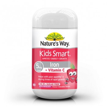 Nature's Way Kids Smart Iron + Vitamin C 50 Tab