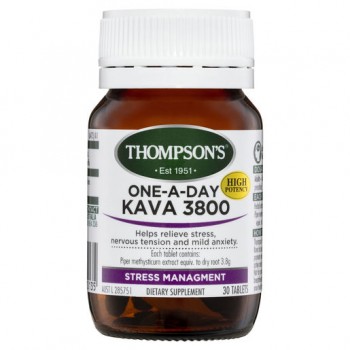 Thompsons One-A-Day Kava 3800 30 Tab
