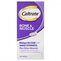 Caltrate Bone & Muscle 600MG/1000IU 100 Tab