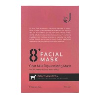 Jema Rose 8+ Facial Mask Goat Milk Rejuvenating  10 x 25ml 