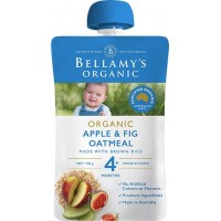 Bellamy's Organic Apple & Fig Oatmeal 120g 