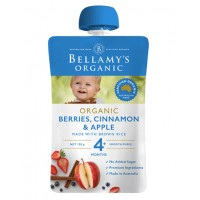 Bellamy's Organic Berries Cinnamon & Apple 120g 