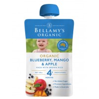 Bellamy's Organic Blueberry Mango & Apple 120g 