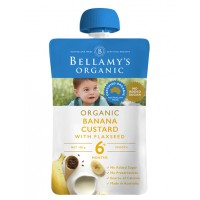 Bellamy's Organic Custard Banana with Flaxseed 120g 