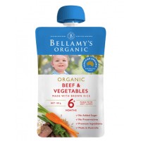 Bellamy's Organic Beef & Vegetables 120g 