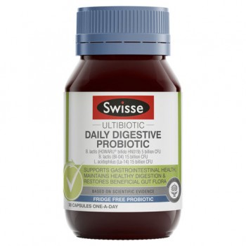 Swisse Ultibiotic Daily Digestive Probiotic 30 Cap
