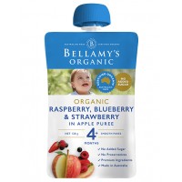 Bellamy's Organic Raspberry, Blueberry & Strawberry 120g 