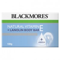 Blackmores Natural Vitamin E + Lanolin Body Bar 100g 