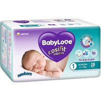 BabyLove Cosifit Nappies Newborn to 5kg 28 pack 