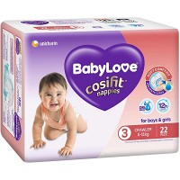BabyLove Cosifit Nappies Crawler 6-11kg 22 pack 