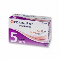 BD Ultra Fine Pen Needles 31G x 5mm 100 pack 
