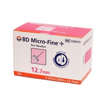 BD Micro Fine + Pen Needles 29G x 12.7mm 100Pk 