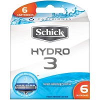 Schick Men Hydro 3 Razor Cartridge 6 