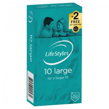 Lifestyles Condoms Large 10 