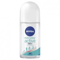 Nivea Womens Roll-On Everyday Active Fresh Deodorant 50ml 