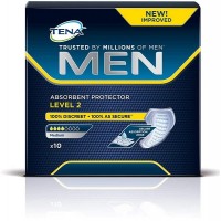 Tena Men Incontinence Pad Level 2 Absorbent Protector 10 pack 