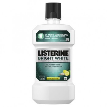 Listerine Bright White Mouthwash 500ml 