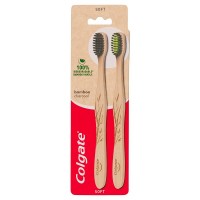 Colgate Bamboo Charcoal Toothbrush Twin Pack 
