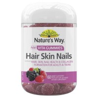 Nature's Way Adult Vita Gummies Hair Skin Nails 60 
