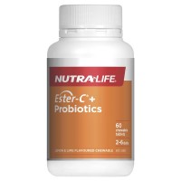 NutraLife Ester-C Probiotics Chewable 60 Tab