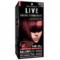 Schwarzkopf Live Salon Perm 5-89 Dark Ruby Red  