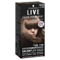 Schwarzkopf Live Salon Perm 7-53 Dark Pearl Blonde  