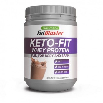 Naturopathica Fatblaster Keto-Fit Whey Protein Chocolate 300g 