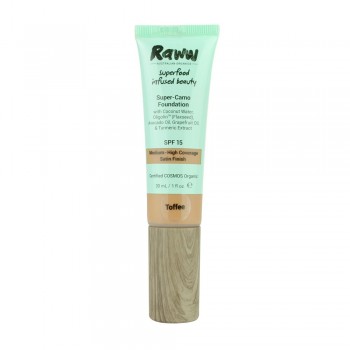 RAWW Superfood Camouflage Foundation - Toffee 30ml 
