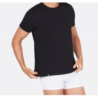 Boody Men's Crew Neck T-Shirt - Black - XL  