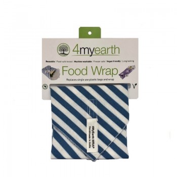 4MyEarth Food Wrap Denim Stripe - 30x30cm  