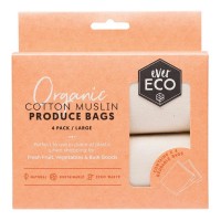 Ever Eco Reusable Produce Bags Organic Cotton Muslin 4 