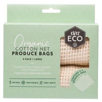 Ever Eco Reusable Produce Bags Organic Cotton Net 4 