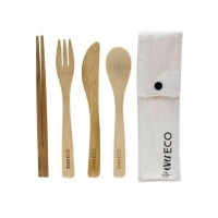 Ever Eco Bamboo Cutlery Set With Chopsticks  