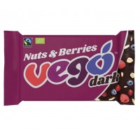 Vego Dark Chocolate Bar Nuts & Berries 85g 