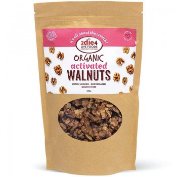 2Die4 Live Foods Organic Activated Walnuts Activated with Fresh Whey 300g 