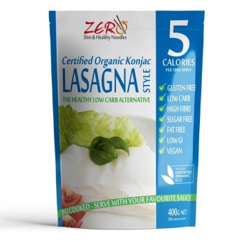 Zero Slim & Healthy Certified Organic Konjac Lasagna Style 400g 
