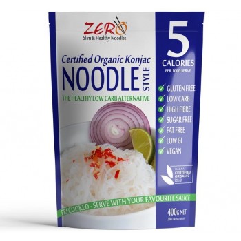 Zero Slim & Healthy Certified Organic Konjac Noodles Style 400g 