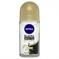Nivea Womens Roll-On Black&White Silky Smooth 50ml 