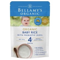 Bellamy's Organic Baby Rice with Prebiotic (GOS) 4+ months 125g 