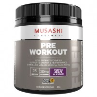 Musashi Pre Workout Grape Flavour 225g 