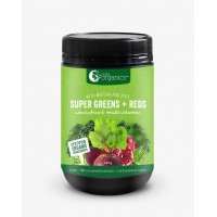 Nutra Organics Super Greens + Reds 150g 