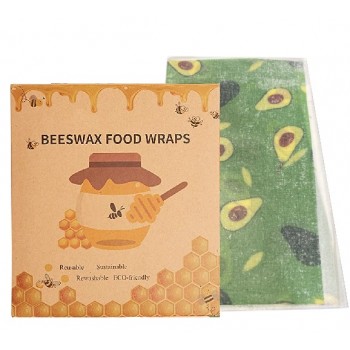 busybee Beeswax Wraps Avocado - Set of 3  