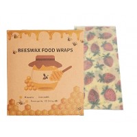 busybee Beeswax Wraps Strawberry - Set of 3  