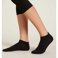 Boody Women's Low Hidden Sock - Black - 3-9  