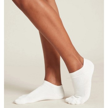 Boody Women's Cushioned Sports Ankle Sock - White - 3-9  