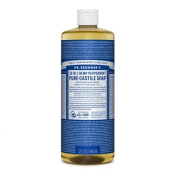 Dr Bronner Castile Soap Peppermint 946ml 